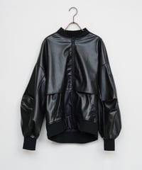 【Parc.1】Synthetic leather layered Jacket_250926006729