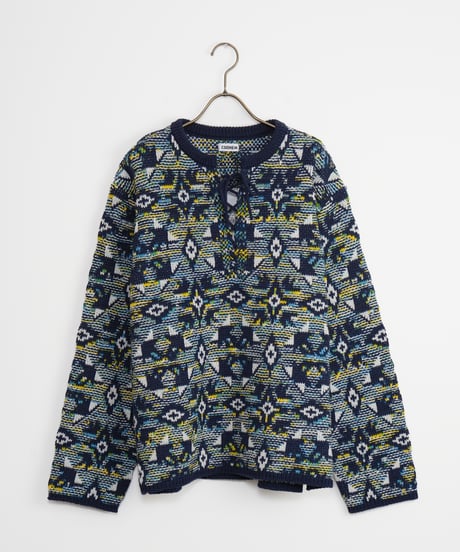 【COOHEM〈men's〉】TUNISIAN JACQUARD P/O_241003004361