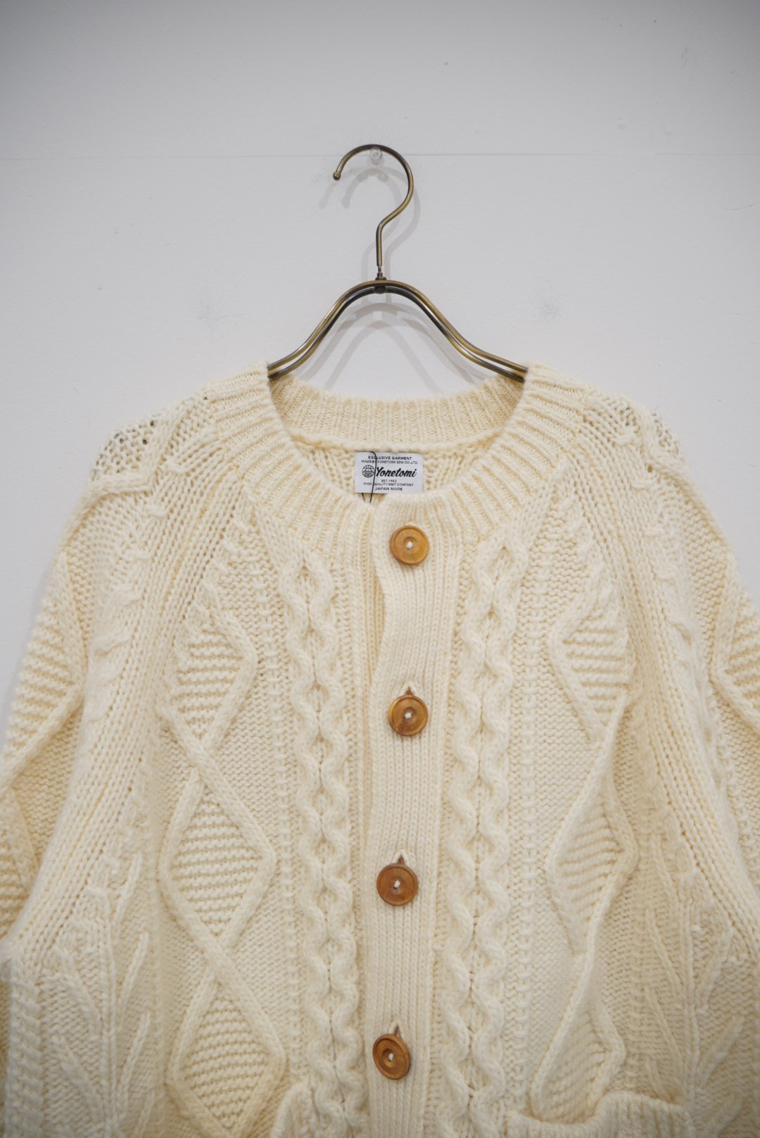 トップス Coohem YONETOMI PONPON KNIT CARDIGAN Coohem YONETOMI PONPON KNIT CARDIGAN