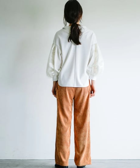 【Lallia Mù】ボタニカルレーススリーブプルオーバー_240725009693