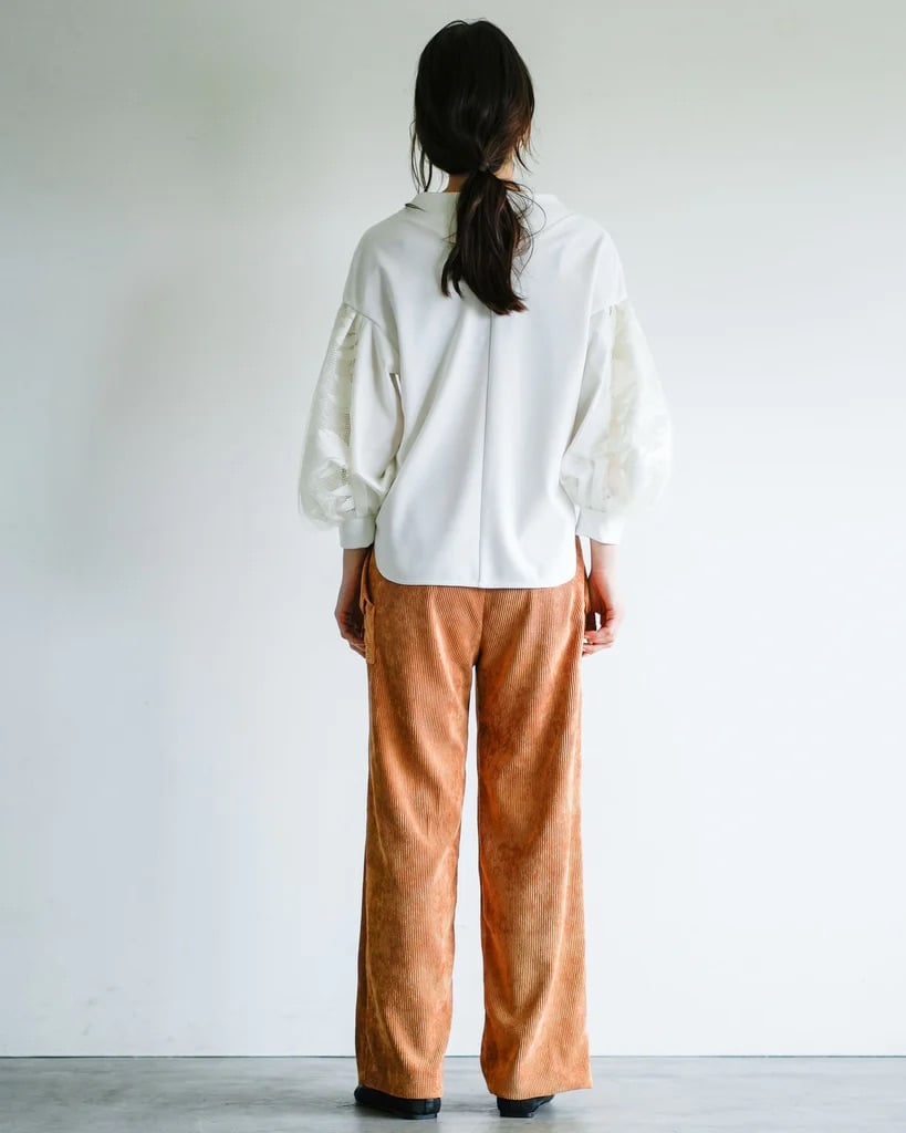 Lallia Mù】ボタニカルレーススリーブプルオーバー_240725009693 Lallia Mù】ボタニカルレーススリーブプルオーバー_240725009693