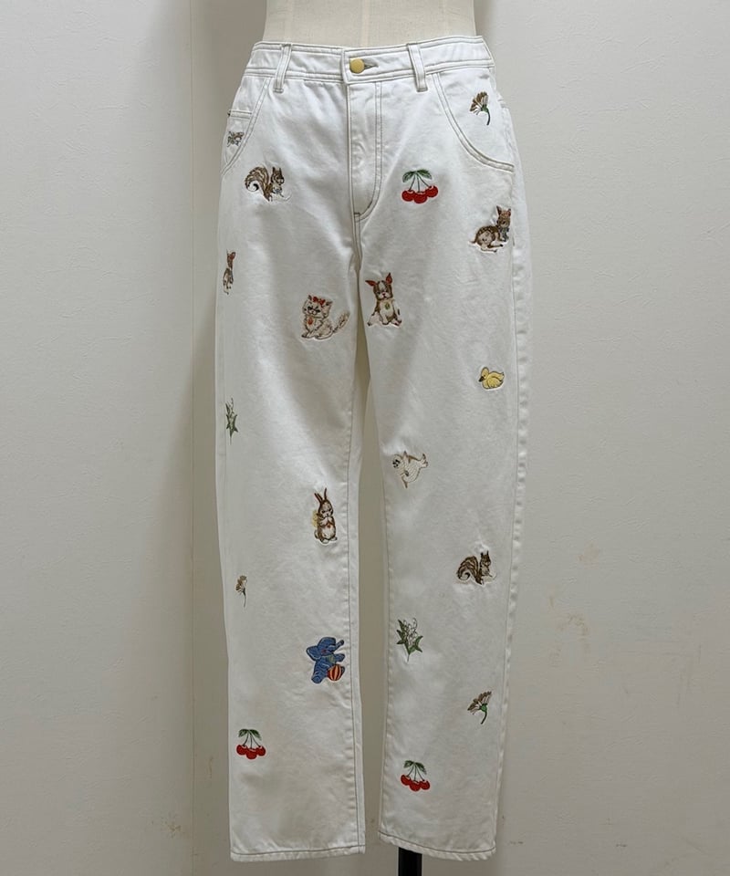 yukiemon】fortune刺繍デニムパンツ（M・2L・3L） | EGAMI OFFI