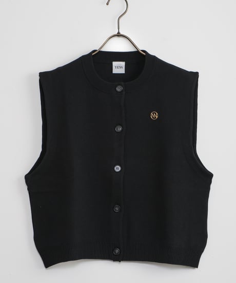 【YENN】DOUBLE FACE KNIT VEST_240418002550