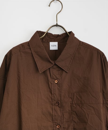 【YENN】WRINKLE BIG SHIRT_250730003035