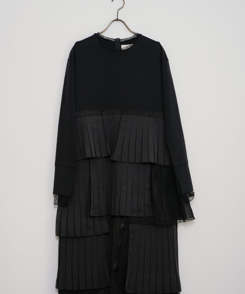 MARILYN MOON】ラッフルプリーツレイヤードドレス | EGAMI OFFICIA 