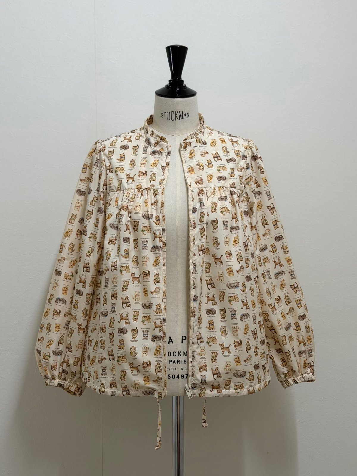 yukiemon】こねこ図鑑レインブルゾン（M・3L） | EGAMI OFFICIAL W