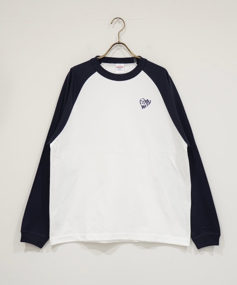 $ stone ラグランスリーブ ボア 黒 UNISEX》【Italian Dead Stock Fabric】Prime-Over Raglan