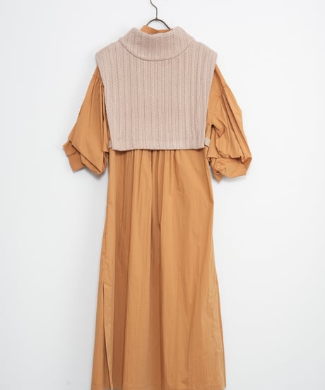 【Lallia Mû】3WAYベストドッキングドレス
