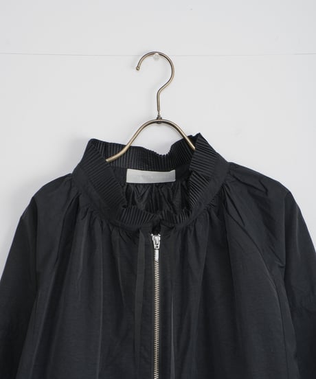 【MARILYN MOON】Pleated nylon sheer blouson_240115005076