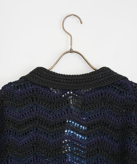 【COOHEM〈men's〉】ZIGZAG SUKASHI KNIT P/O_250326005062