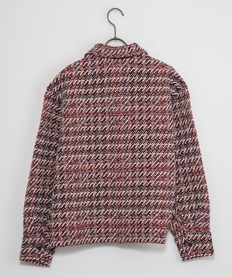 COOHEM〈women's〉】VELVET CHECK TWEED J/K_2407270