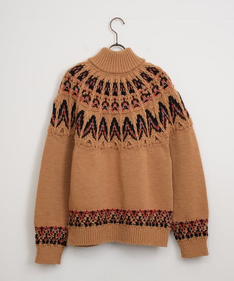【COOHEM〈womens〉】KOUHEN NORDIC KNIT BLOUSON_251011008067