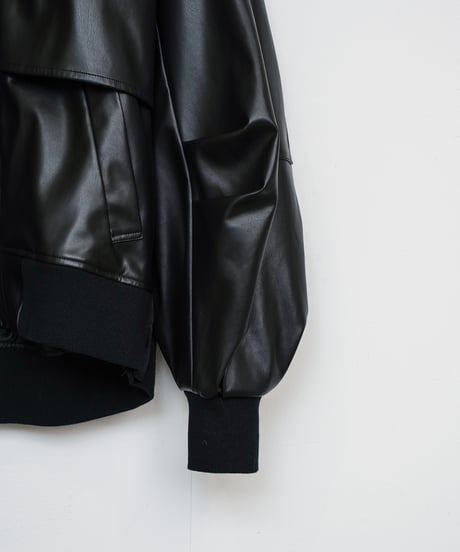 【Parc.1】Synthetic leather layered Jacket_250926006729