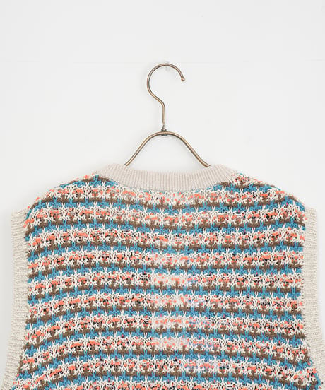 【COOHEM〈men's〉】SUKASHI BORDER KNIT V/T_250326005063