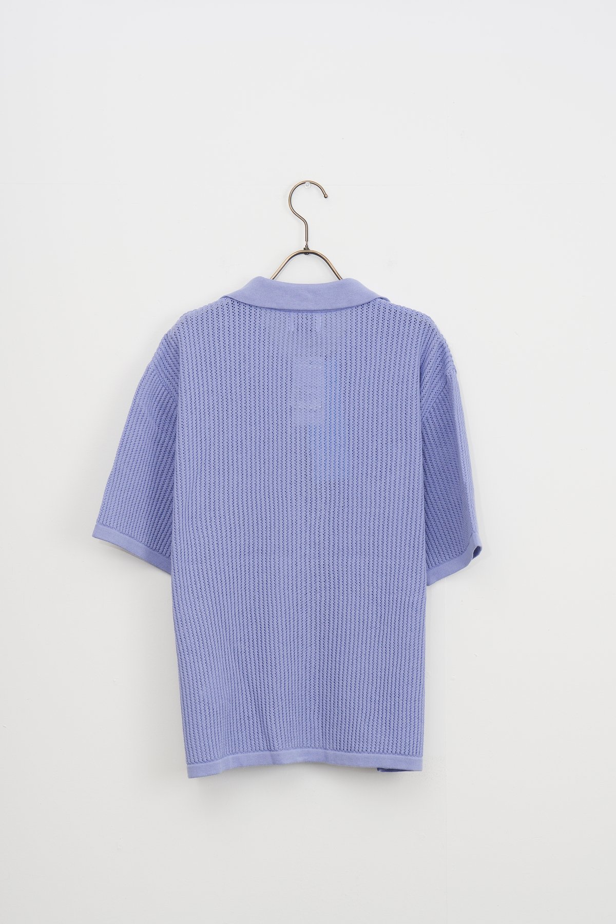 トップス yonetomi 25ss COTTON SUKASHI KNIT SHIRT COTTON SUKASHI KNIT SHIRT - Yonetomi STORE ONLINE｜ヨネトミ