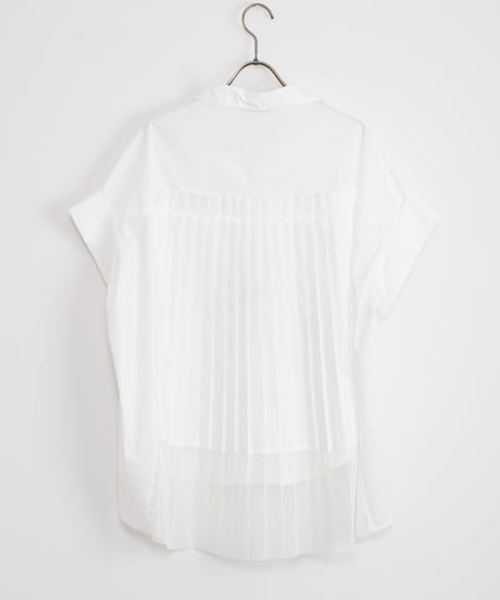 【Lallia Mû】バックプリーツシャツ_240426003496