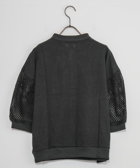 【AGAWD】Mesh Sleeve Pullover_240805000467