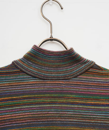 【COOHEM〈women's〉】MULTI KASURI TENJIKU KNIT PULLOVER_250802003310