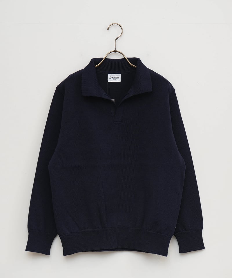 Yonetomi】GIMA COTTON TENJIKU KNIT P/O_25012900