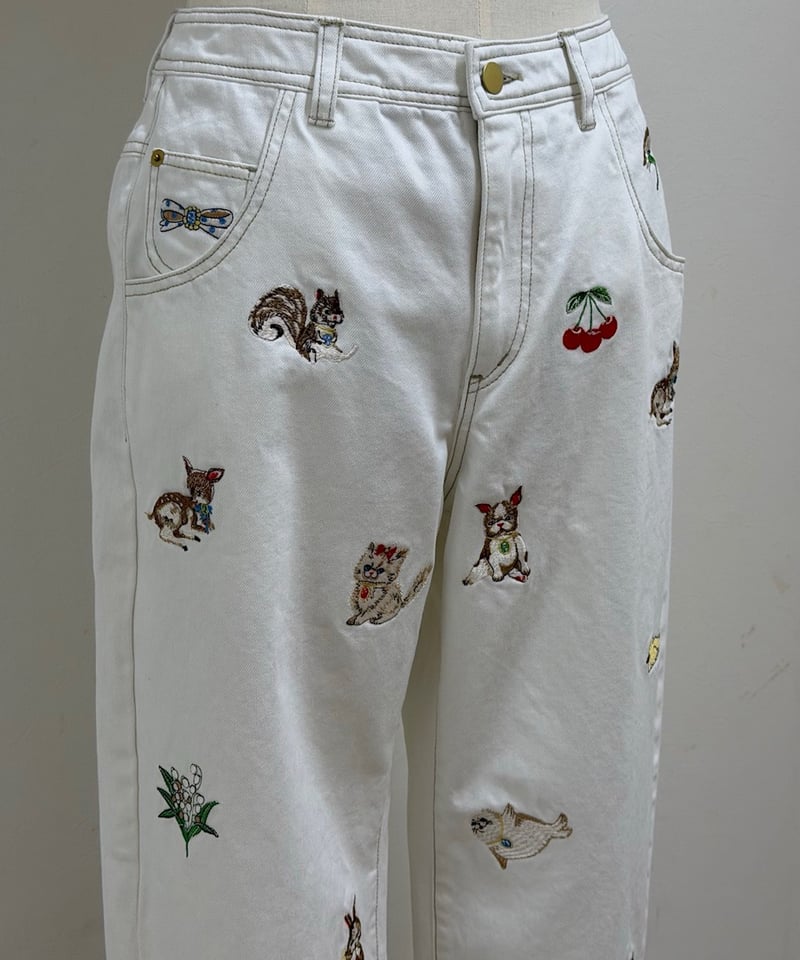 yukiemon】fortune刺繍デニムパンツ（M・2L・3L） | EGAMI OFFI