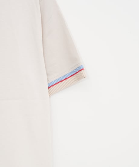 【COOHEM〈women’s〉】KNIT DETAIL RINGER T-SHIRT