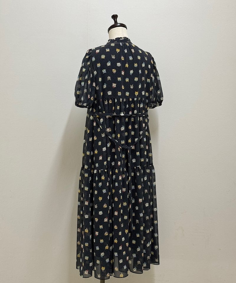 yukiemon ユキエモン☆タグ付き新品！テキスタイル変形ワンピース