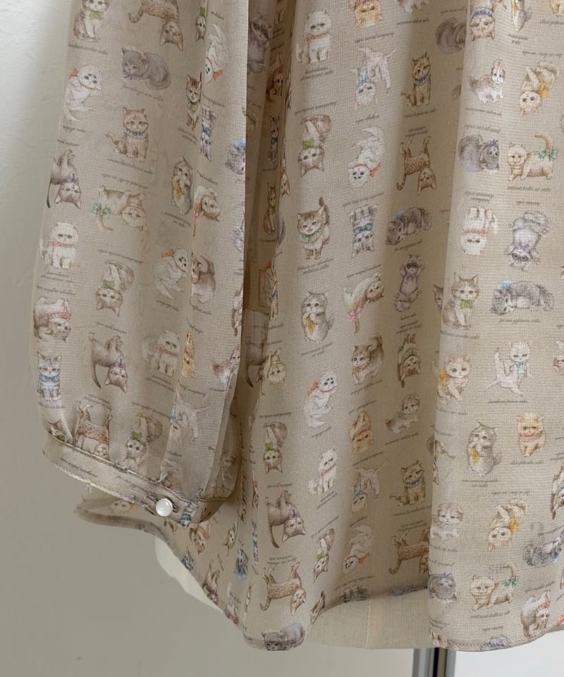 yukiemon】※数量限定※5部袖テキスタイルブラウス（M・3L） | EGAMI OFF