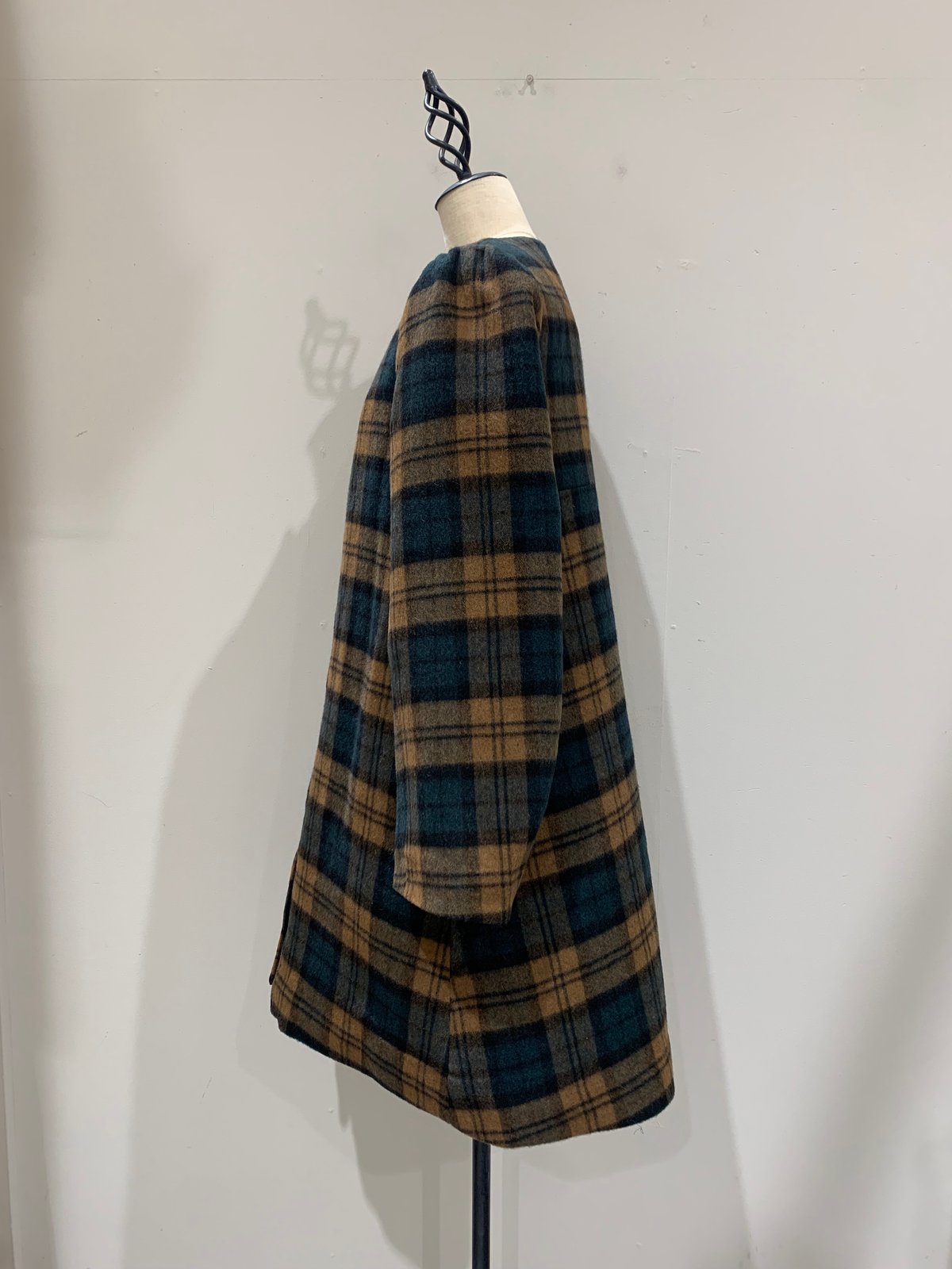 yukiemon おばあちゃまコート　Mサイズ yukiemon】yukiemonチェックコート（M・3L） | EGAMI OFFICIA