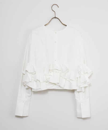 【MARILYN MOON】2way spiral raffle blouse_240807000488