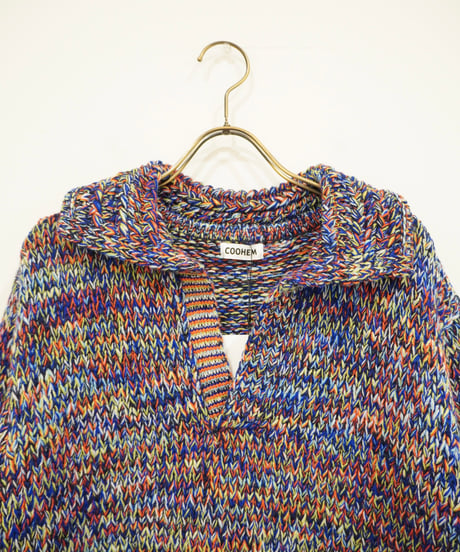 【COOHEM〈men's〉】COLORMIX BIG TENJIKU PULLOVER