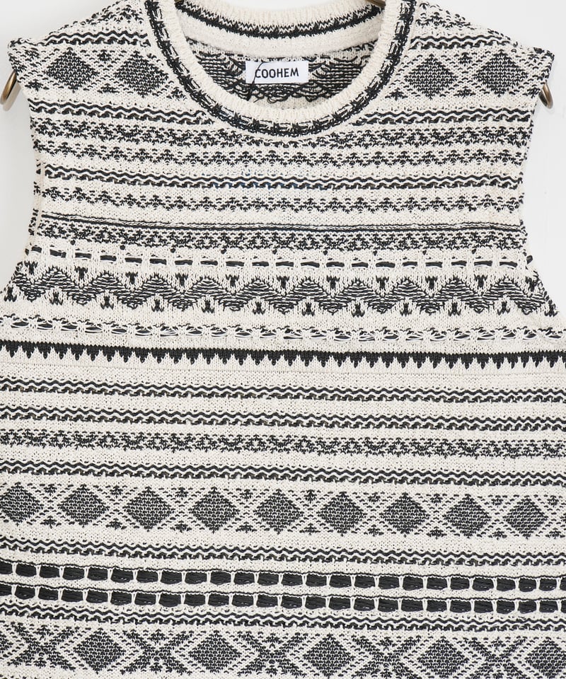 COOHEM〈women's〉】SUMMER NORWEGIAN KNIT P/O_2503 COOHEM〈women's〉】SUMMER NORWEGIAN KNIT P/O_2503