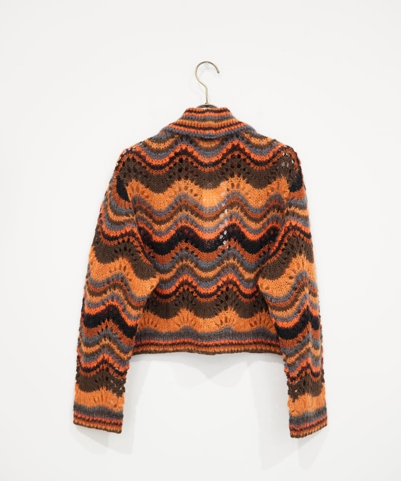 トップス COOHEM LEOPARD MOHAIR CARDIGAN COOHEM LEOPARD MOHAIR CARDIGAN