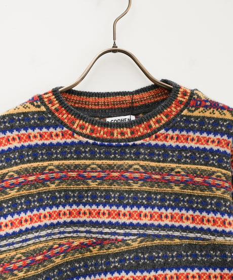 【COOHEM〈men's〉】CRAZY FAIR ISLE KNIT PULLOVER_250828004519