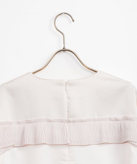 【MARILYN MOON】Pleats frill sack blouse_240203006088
