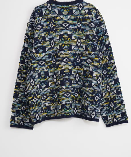 【COOHEM〈men's〉】TUNISIAN JACQUARD P/O_241003004361