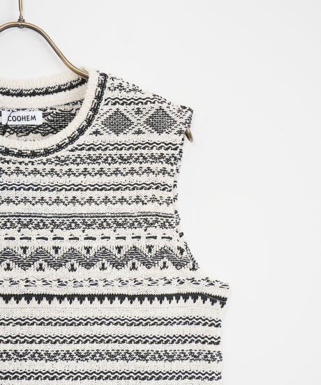 【COOHEM〈women's〉】SUMMER NORWEGIAN KNIT P/O_250326005058