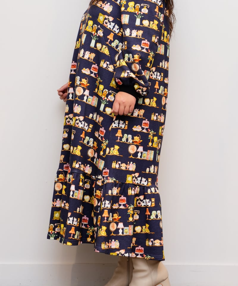 yukiemon ワンピース yukiemon（ユキエモン）ボンボンフラワーワンピース（M）4110180