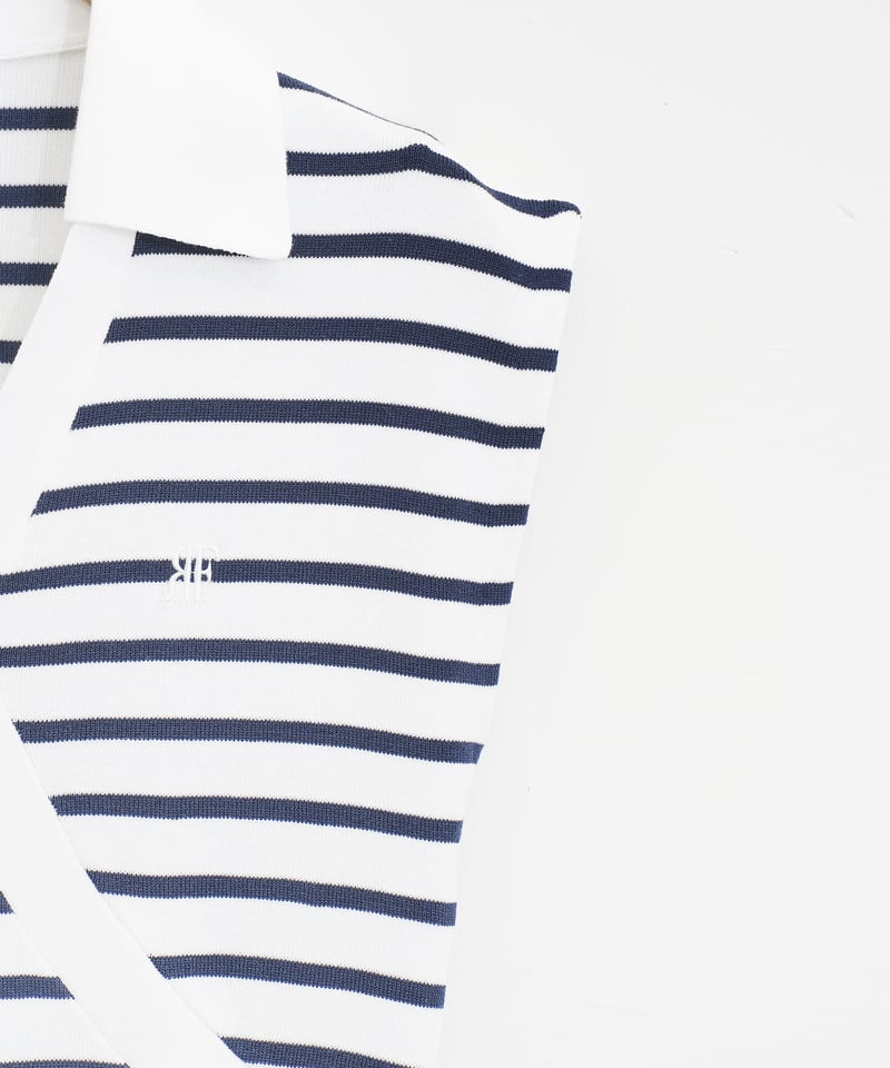 FRAY I.D】 バイカラースキッパーポロニットワンピース＿250314004502