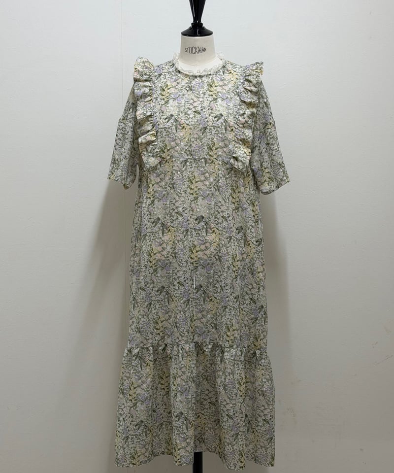 yukiemon ワンピース 2/24締め切り※【yukiemon】秘密の猫庭ワンピース（M・3L） | EGAMI OF