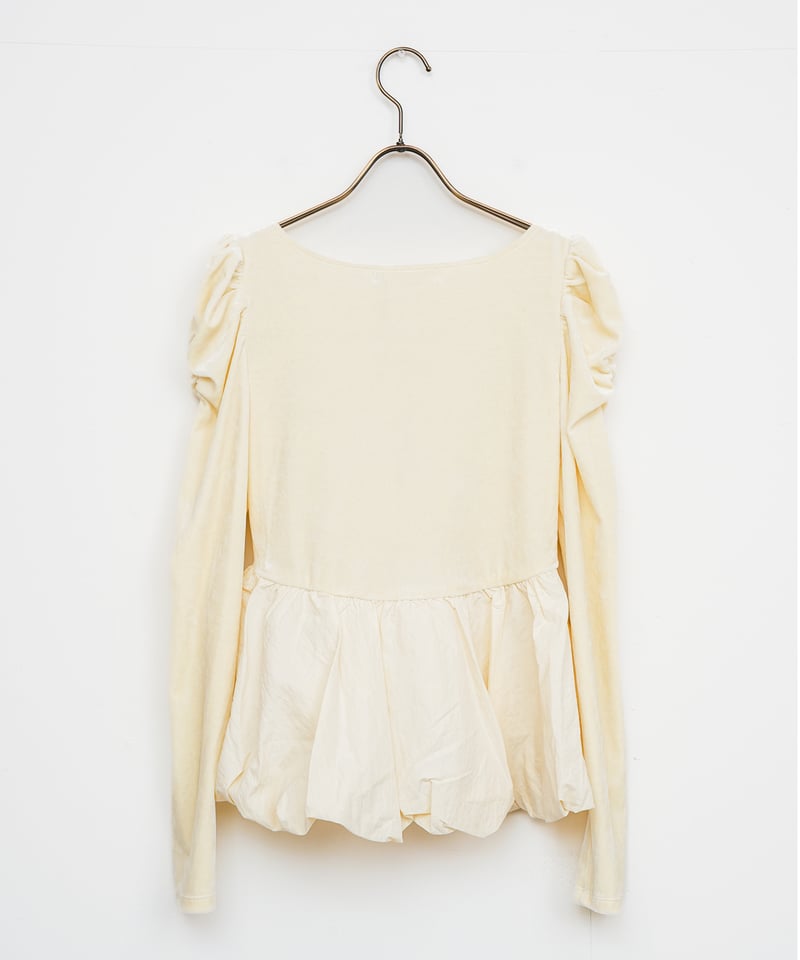 COCO DEAL】ベロアドッキングバルーントップス_251217002402 | EGAM