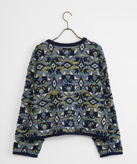 【COOHEM〈women's〉】TUNISIAN JACQUARD P/O_241003004354