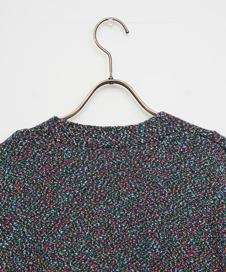 【COOHEM〈men's〉】FLECKED COTTON KNIT CARDIGAN_250802003316
