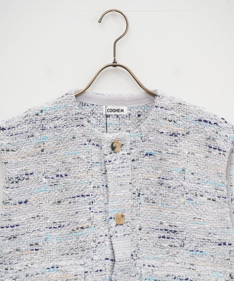 【COOHEM】KASURI TWEED V/T_250129001301