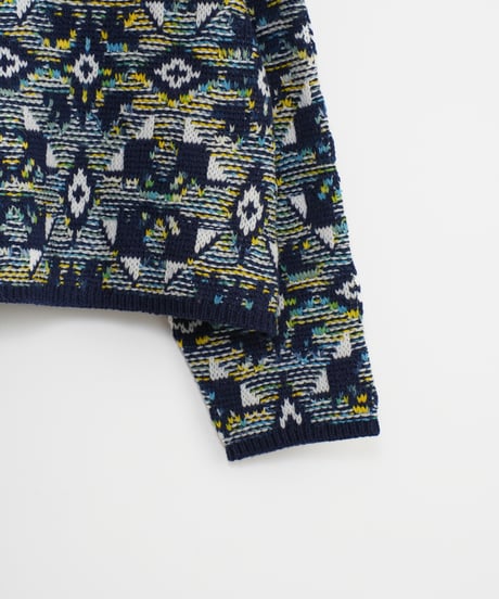 【COOHEM〈women's〉】TUNISIAN JACQUARD P/O_241003004354