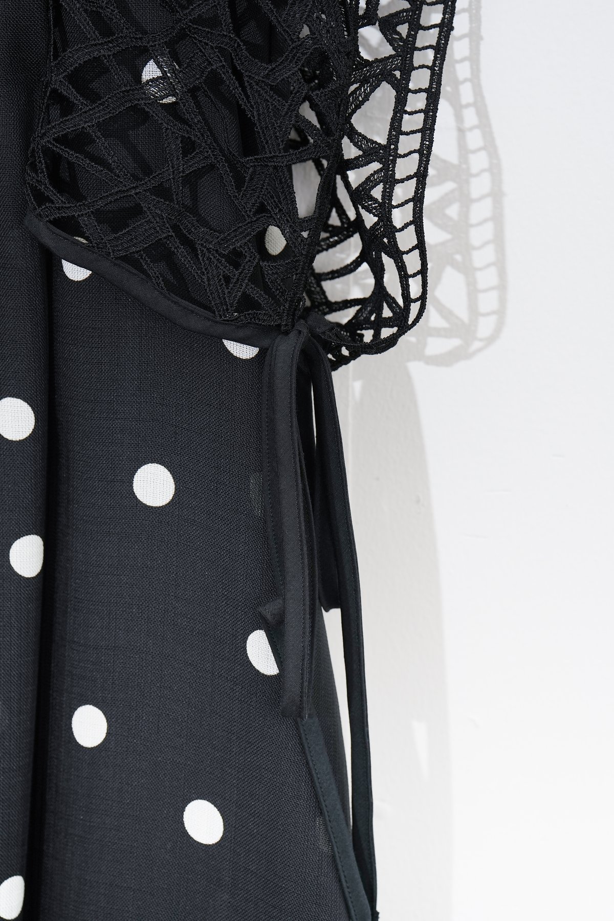 Lallia Mu クロシェレース　ワンピース クロッシェレースドットドレス – Lallia Mù