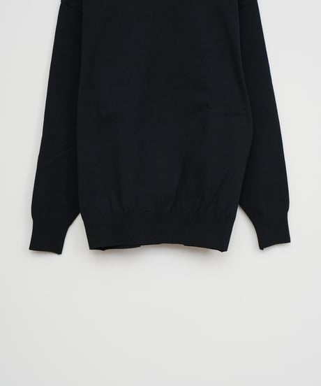 【Yonetomi〈unisex〉】WAVE COTTON KNIT PULLOVER_250802003325