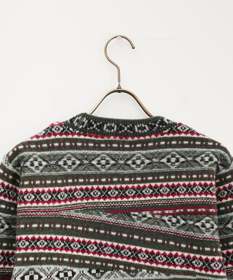 【COOHEM〈women's〉】CRAZY FAIR ISLE KNIT PULLOVER_250828004507