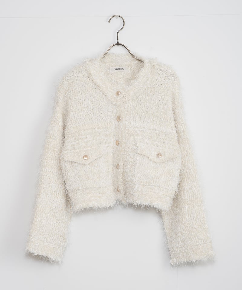 COCO DEAL】フェザーニットジャケット_240117005250 | EGAMI OF COCO DEAL】フェザーニットジャケット_240117005250 | EGAMI OF