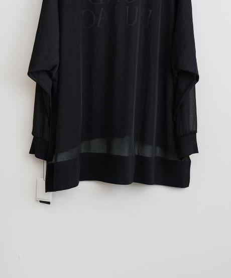 【CLOCHE】シアードルマンロゴトップス＿25062400076
