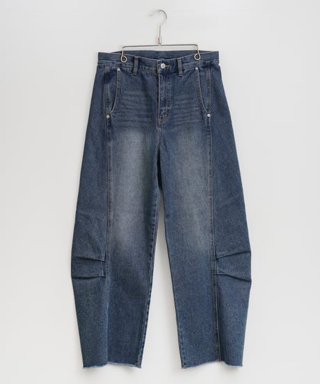 【YENN】KNEE TUCK DENIM PT＿250502007955